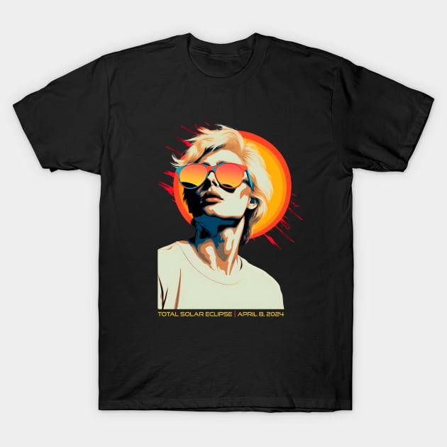 Total Solar Eclipse USA Totality 04.08.24 2024 T-Shirt by Pine Hill Goods